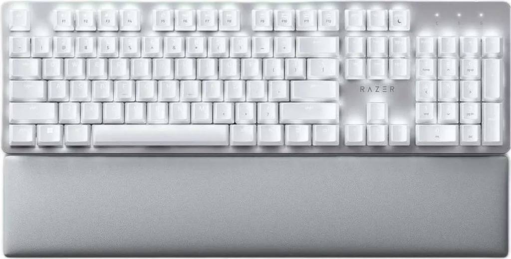 Razer Pro Type Ultra Clavier Silencieux sans Fil AZERTY Ergonomique Blanc