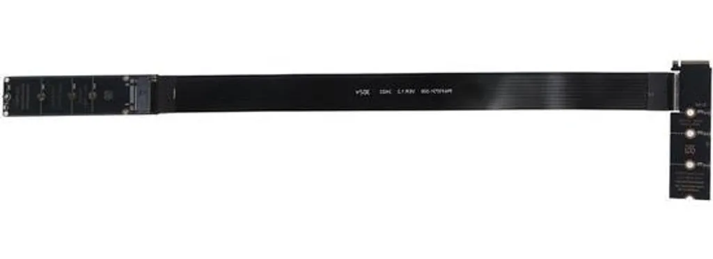 Câble M.2 NVMe 30 cm pour déporter un SSD PCIe en dehors du boîtier PC