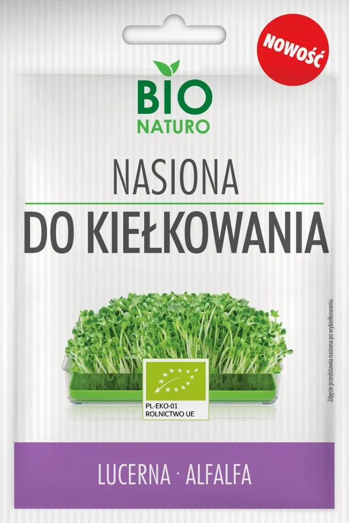 Semi Erba Medica Bio BIOnaturo 25g | Sementi per Germogli Fai-da-Te