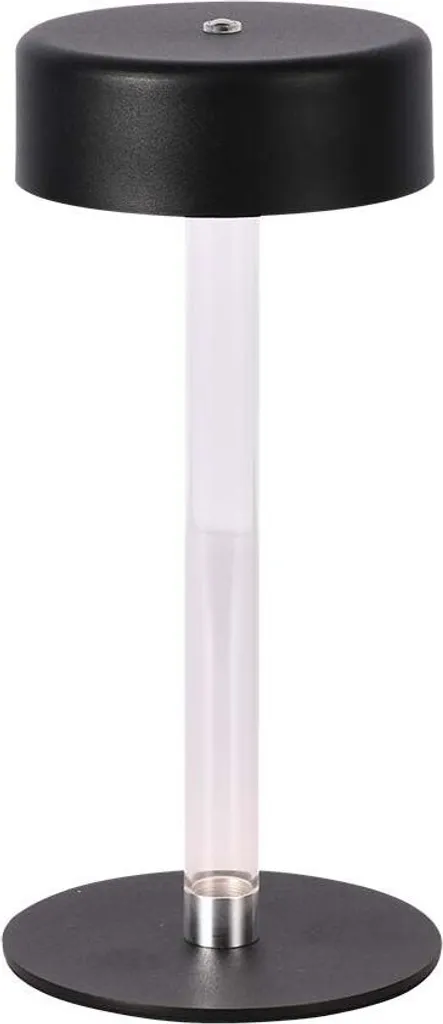 Lampada da tavolo ricaricabile - IP20 - Nero+trasparente - 3W - 210 Lumen - 3IN1