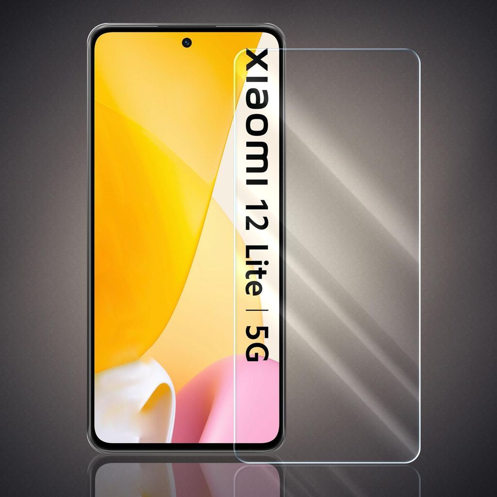 Panzer Folie für Xiaomi 12 Lite Echt Glas Displayschutzfolie Transparent Glasfolie 9H Härtegrad Schutzglasfolie