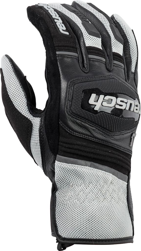 Reusch Upsprint Leder-/Textilhandschuh Kurz für Motorrad mit Knöchelschutz