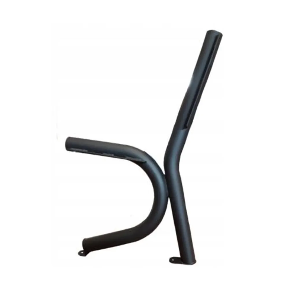 Pieds de banc en acier noir PARIS 9447 - Châssis robuste pour banc 2 pcs
