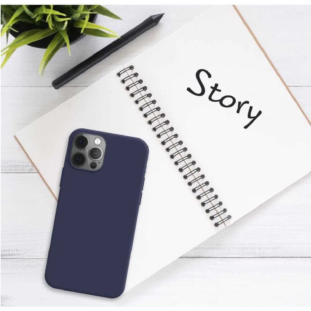 Protection Galaxy S24 Fixed Story bleu avec finition anti-traces de doigt - 6