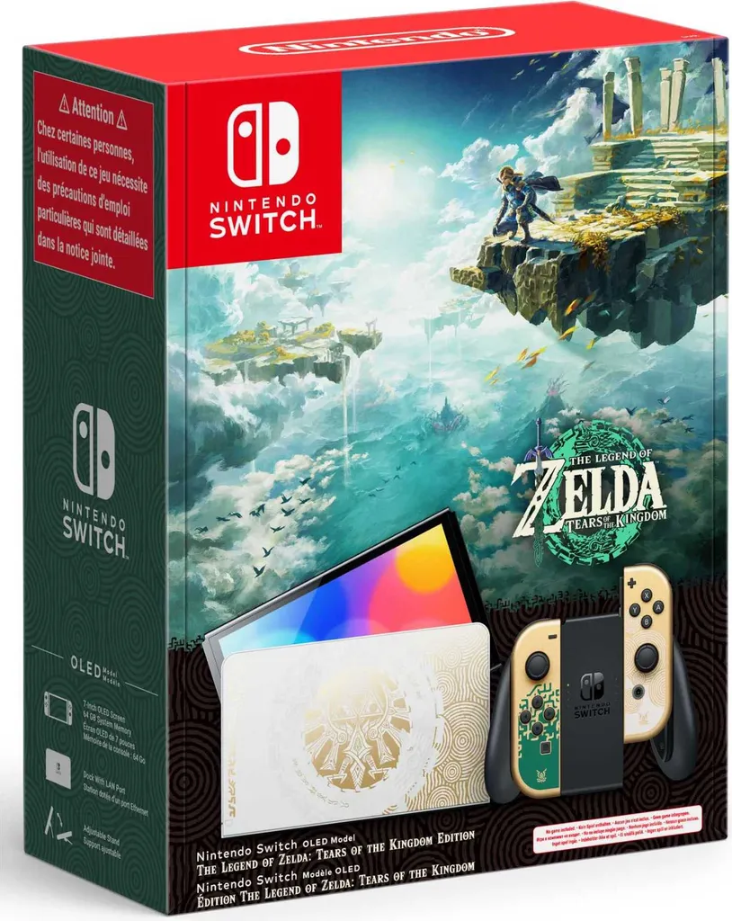 Console de Jeux Nintendo Switch OLED Edition Zelda Tears of the Kingdom