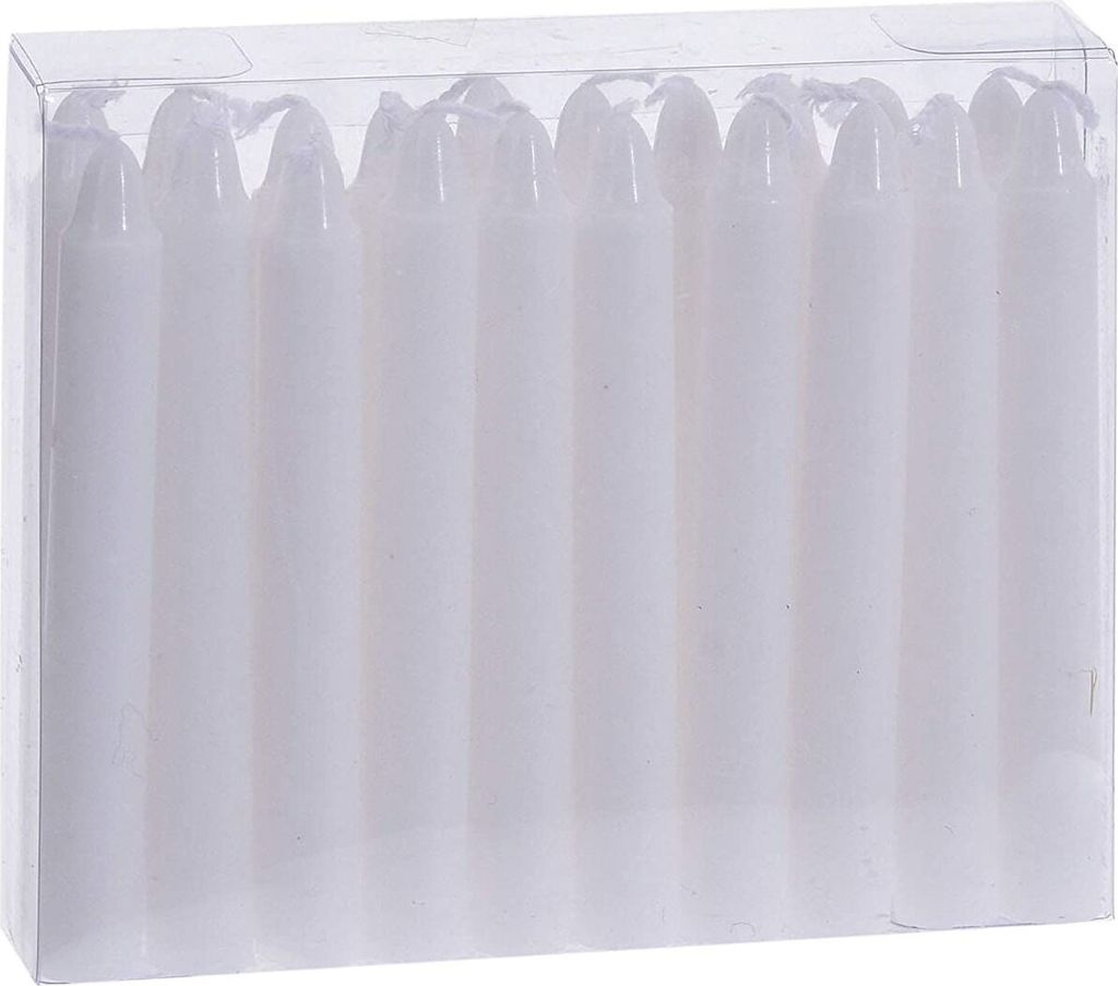 Petites bougies en cire véritable, paquet de 20 - 10 cm - Image du produit 