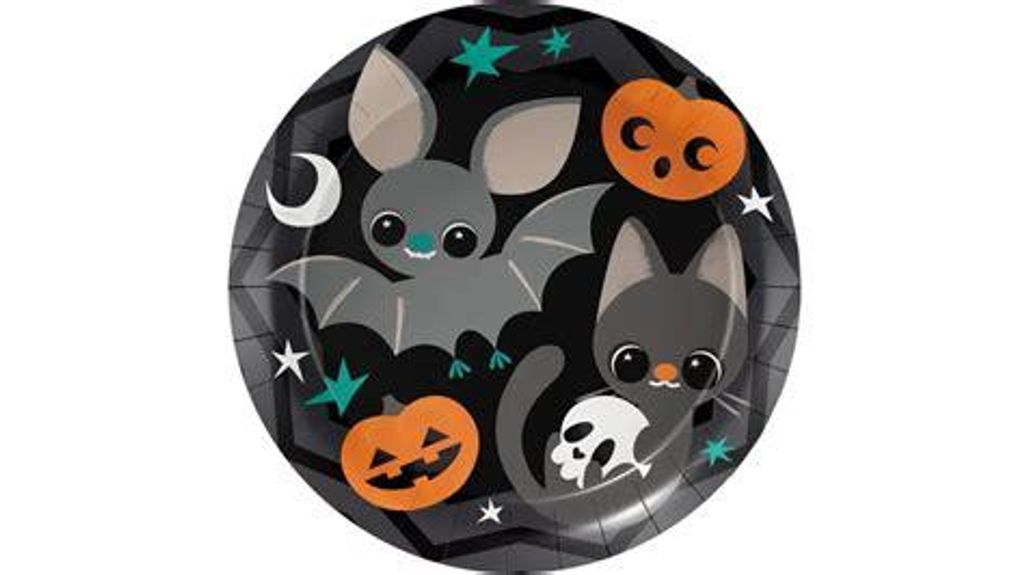 Cats & Bats - 8 x Papierteller - amscan 991741 6-6