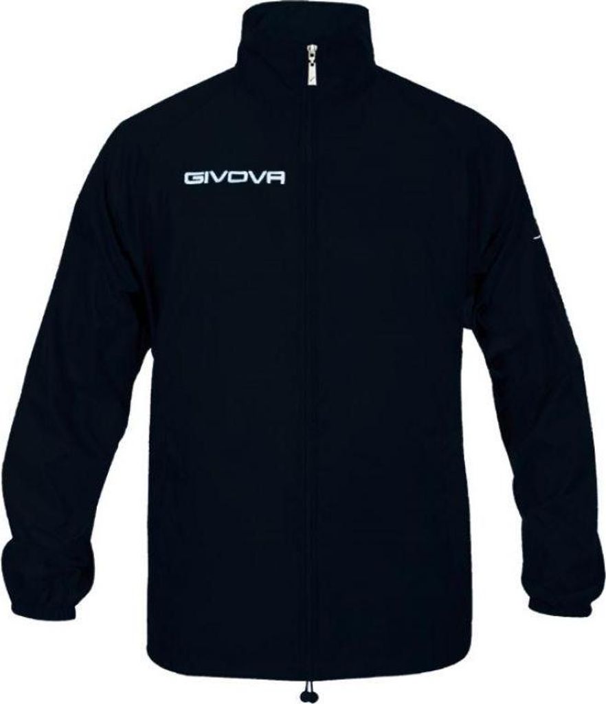 Givova - "Basico" Jacke, wasserfest für Herren MR78187 (XL) (Schwarz)