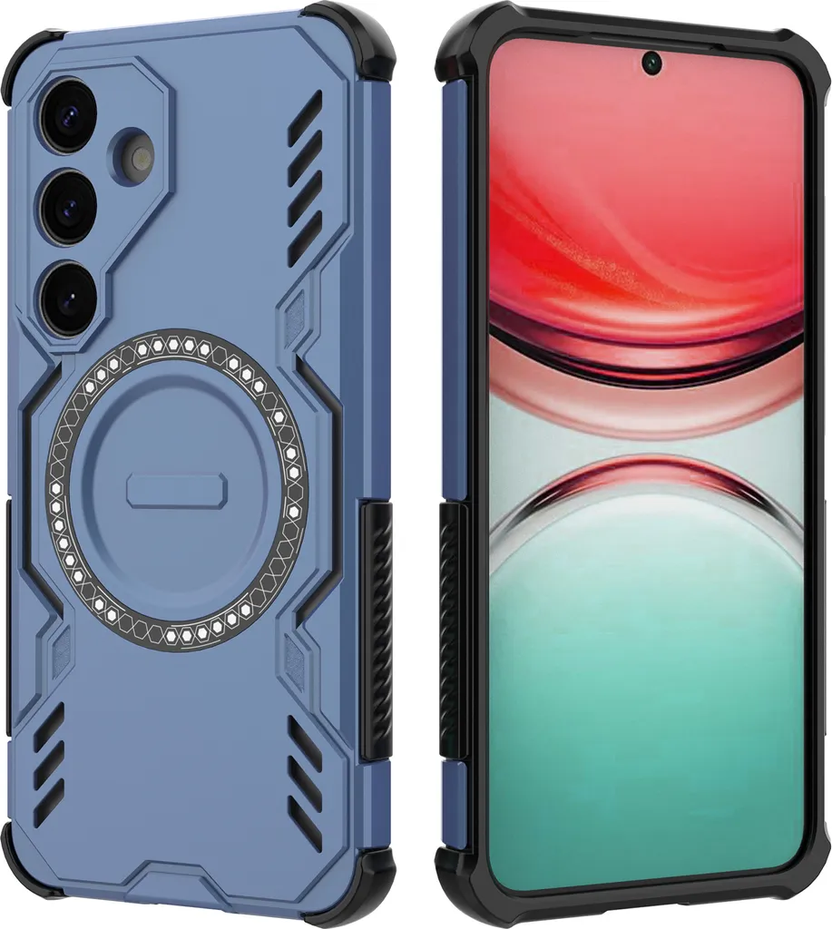 Custodia Magnetica Samsung S25 Blu | Stile e Protezione Termica