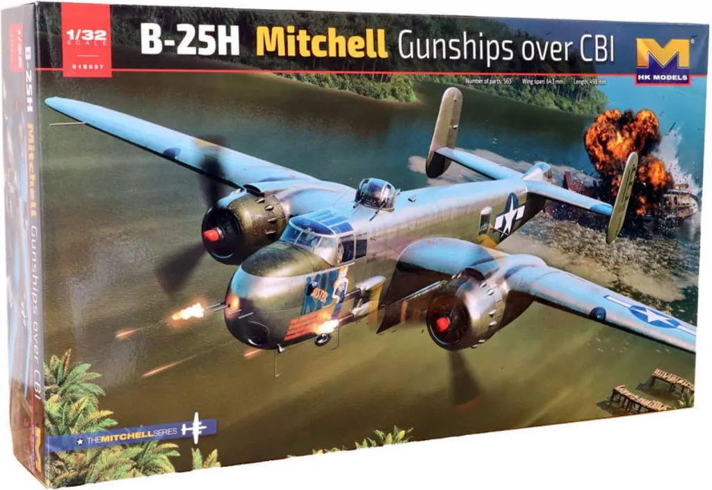 Maquette Avion B-25H Mitchell 1/32 - Assemblage Facile et Détails Précis