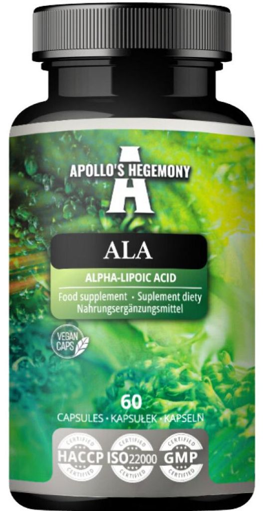 Apollo's Hegemony ALA (Alpha-Lipons?€ure) 600 mg - 60 Produktbild 
