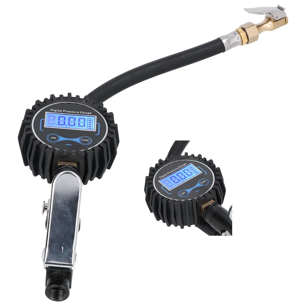 Manomètre digital pour gonfleur de pneus haute précision rétroéclairé - 2