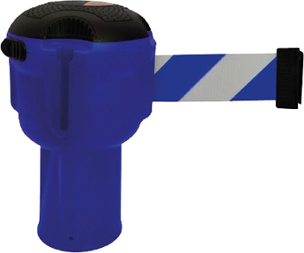Absperrband Skipper blau für Leitkegel Warnband 9 m blau/weiß