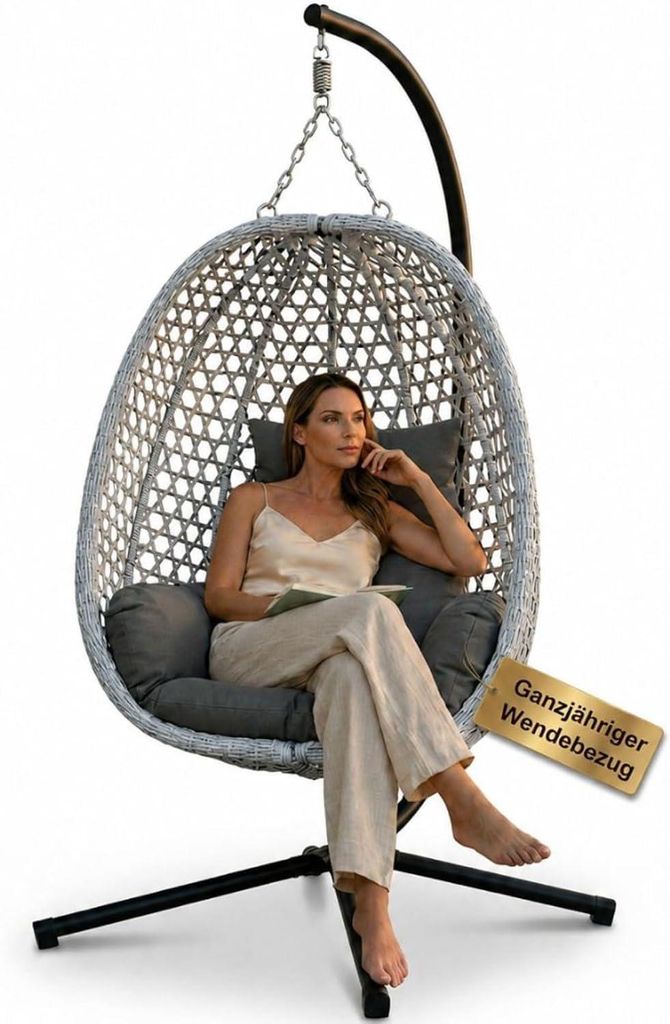 EaseAir® Hängesessel mit Gestell Outdoor & Indoor – Produktbild 