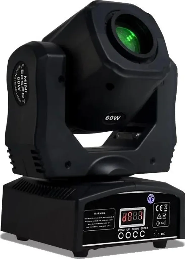 Lyre Spot LED 60W DMX pour animation DJ et éclairage de soirée