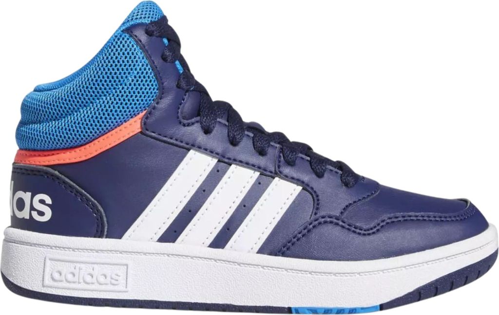 ADIDAS HOOPS 3.0 MID K GW0400 Kinder Sportschuhe - blau r Produktbild 