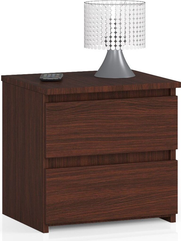 Table de nuit CL2 K40 en venge - Élégante et durable avec 2 Image du produit 