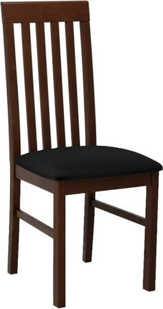 Sedia Danbury 1 Noce Nero: Seduta Ergonomica per Tavolo da Pranzo