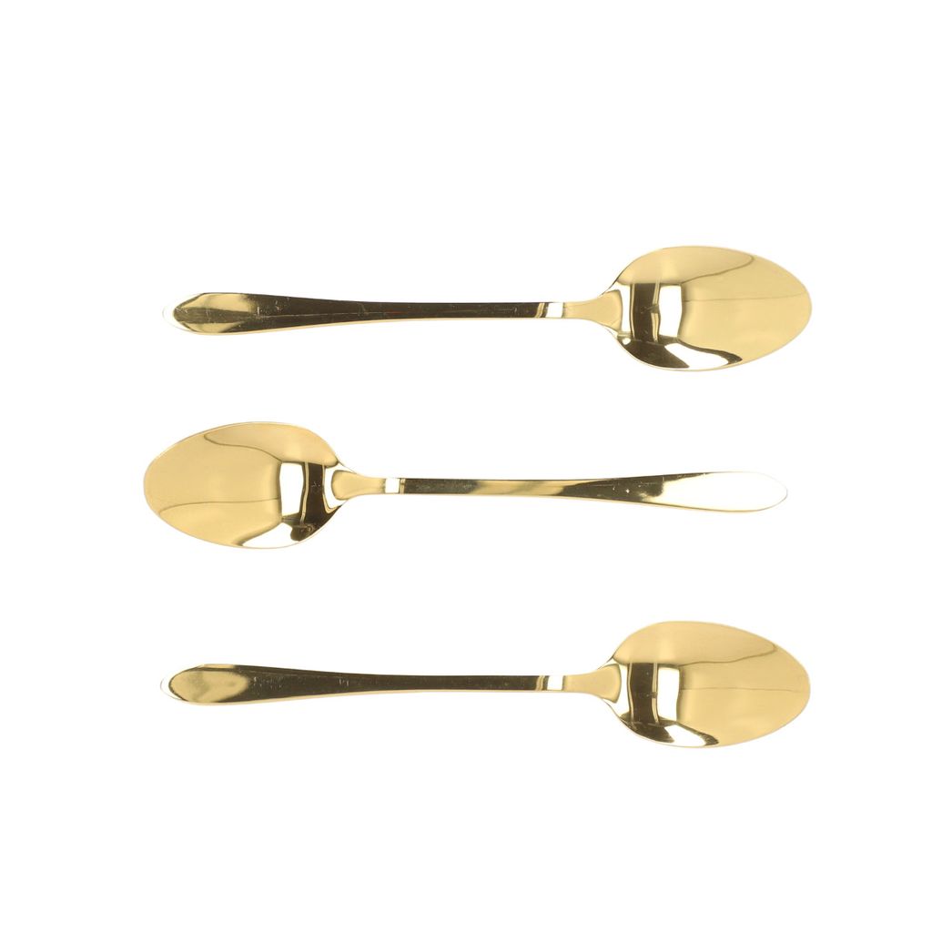 Schwanenförmiger Löffelhalter Mit 6 Teelöffeln – Aus Metall, Goldfarben, Elegant Für Kaffee, Dessert & Party