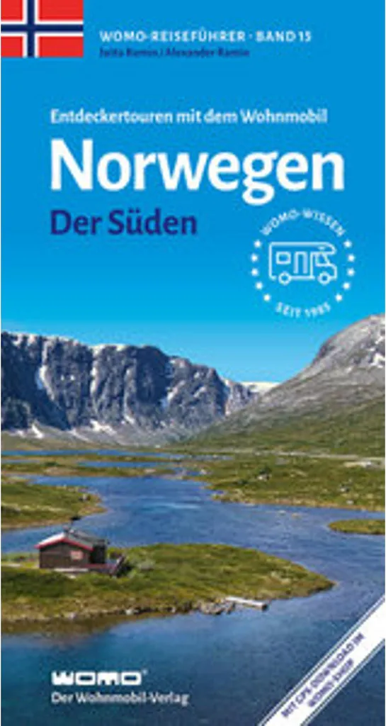 Livre Itinéraires Camping-Car Norvège du Sud Guide de Voyage Complet