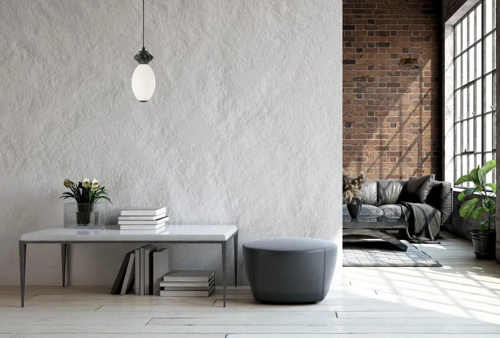 Lampada Italux BALOS LED 7W PND-94921-1B-BK - Design Scandinavo Nero