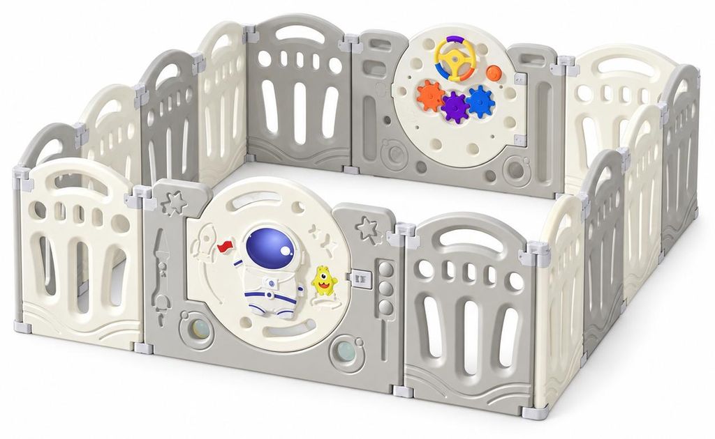 Livista Baby Laufstall – 160x153x49cm – 12+2 Paneele – Produktbild 