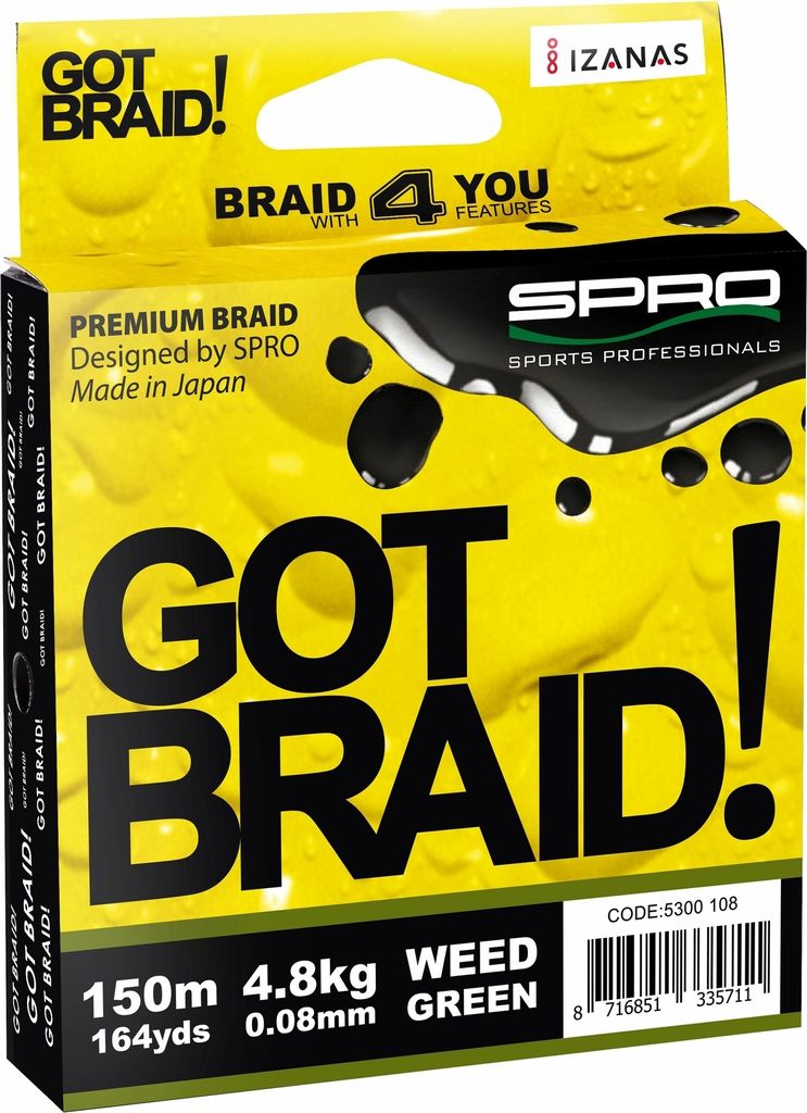 GOT BRAID! Green - 150m SPRO