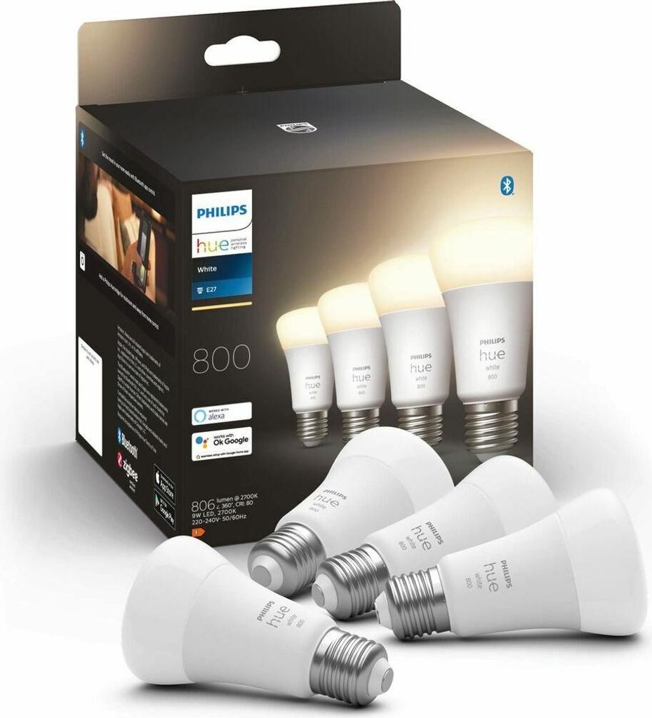 Smart Glühbirne Philips 60 W 9 W E27 LED 2700 K 800 lm