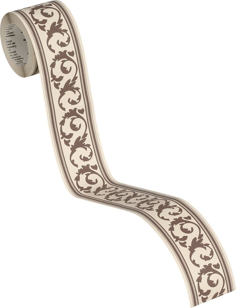 A.S. Création selbstklebende Bordüre Only Borders 9 beige braun 5,00 m x 0,05 m 259110