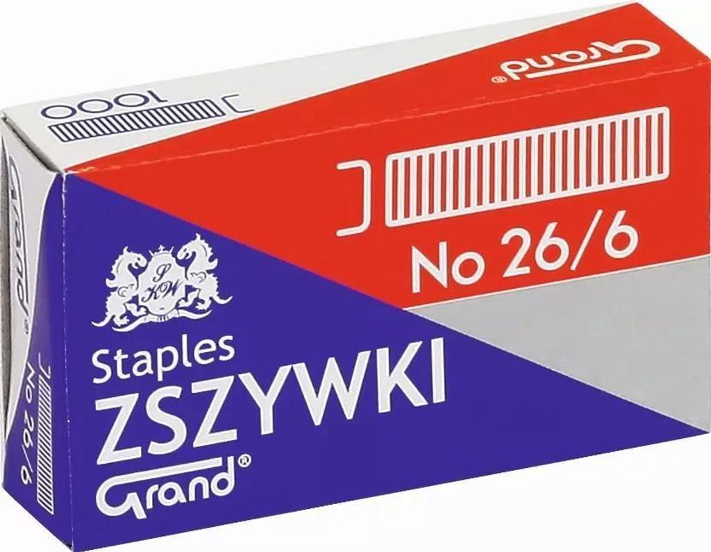 Heftklammern 26/6 (1000 Stück * 10) GRAND