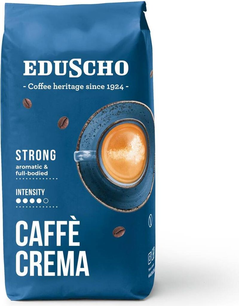 Kawa Ziarnista Eduscho Cafe Crema Strong 1 Kg Zdjęcie produktu 