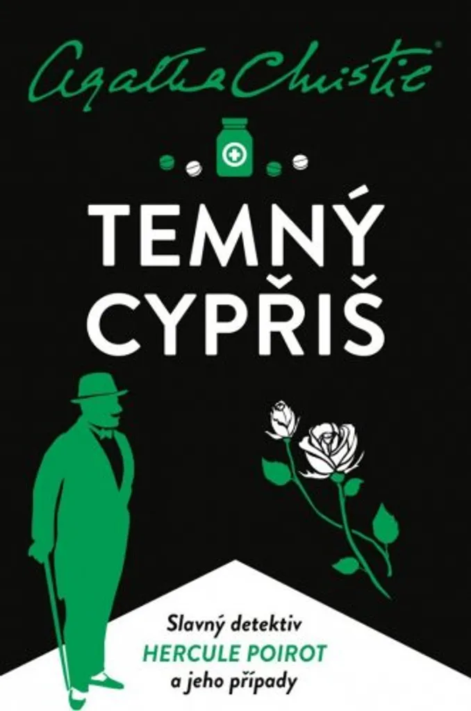 Livre Temný cypřiš Agatha Christie - Roman policier tchèque