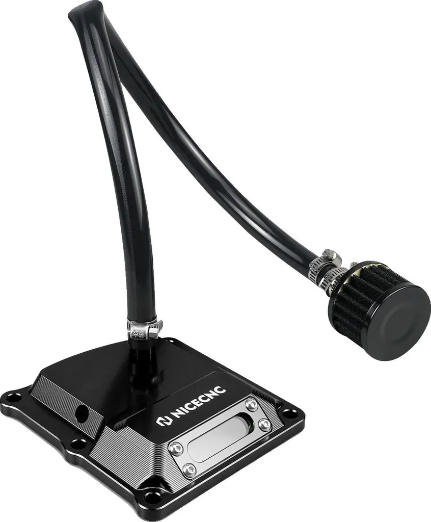 Partie supérieure d'engrenage en aluminium noir ventilé - Modèle G10