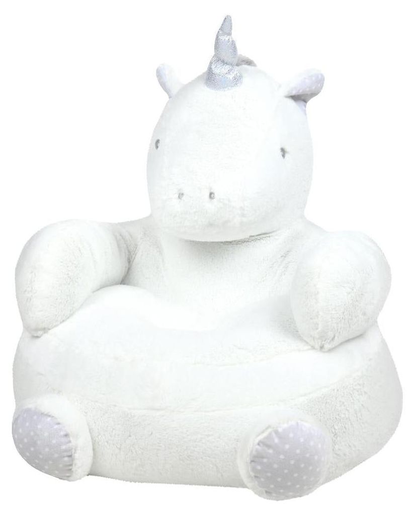 Kinderpuff 45/45/45Cm Einhorn Weiss