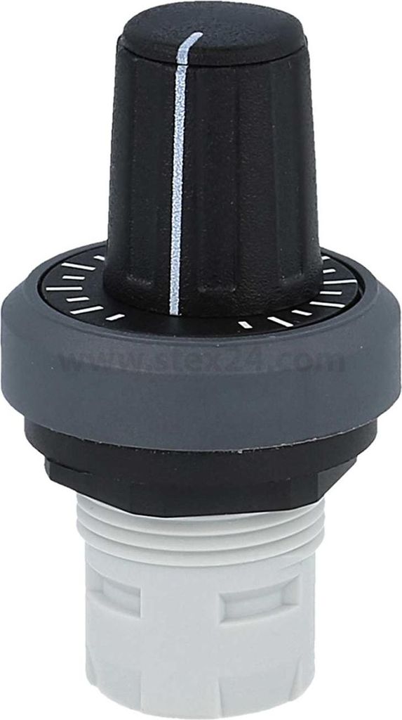 Georg Schlegel Potentiometer-Antrieb rund, OKTRON-R Beleuchtbar: Nein Beschriftbar: Nein - 1 Stück