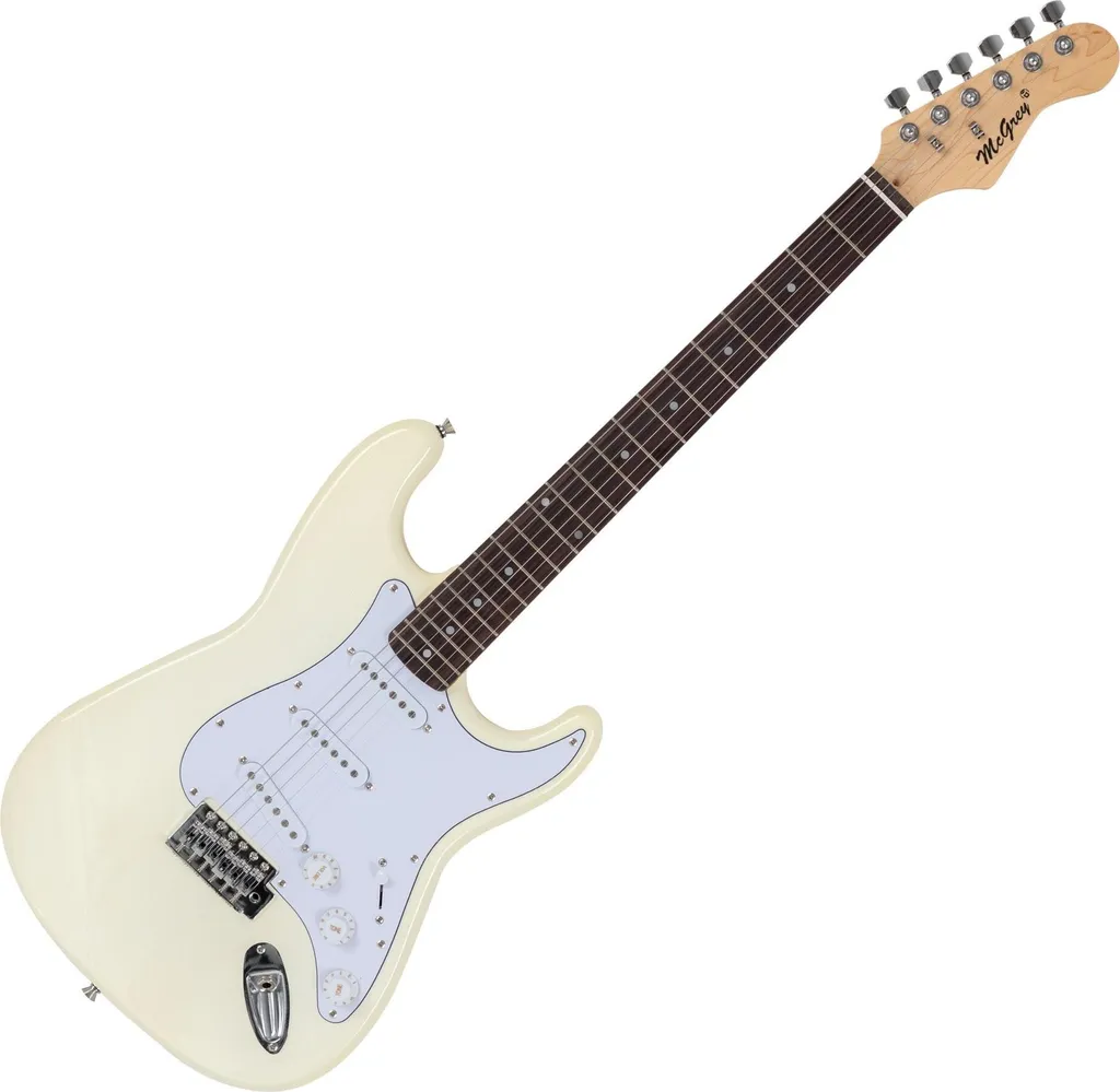 Pack Guitare Électrique Blanche McGrey Rockit ST pour Débutant Complet - 2