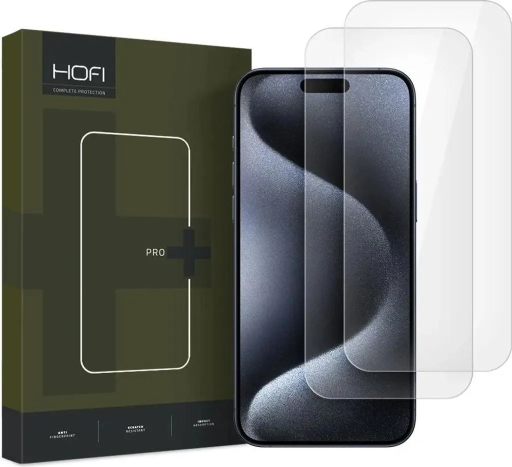 Hofi Glass Pro+ iPhone 16 Pro Clear 2-Pack | Recensione e Test 9H