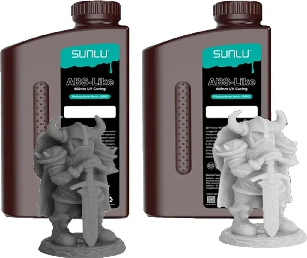 Resina Professionale Simile all'ABS 1000g Grigio Scuro 405nm