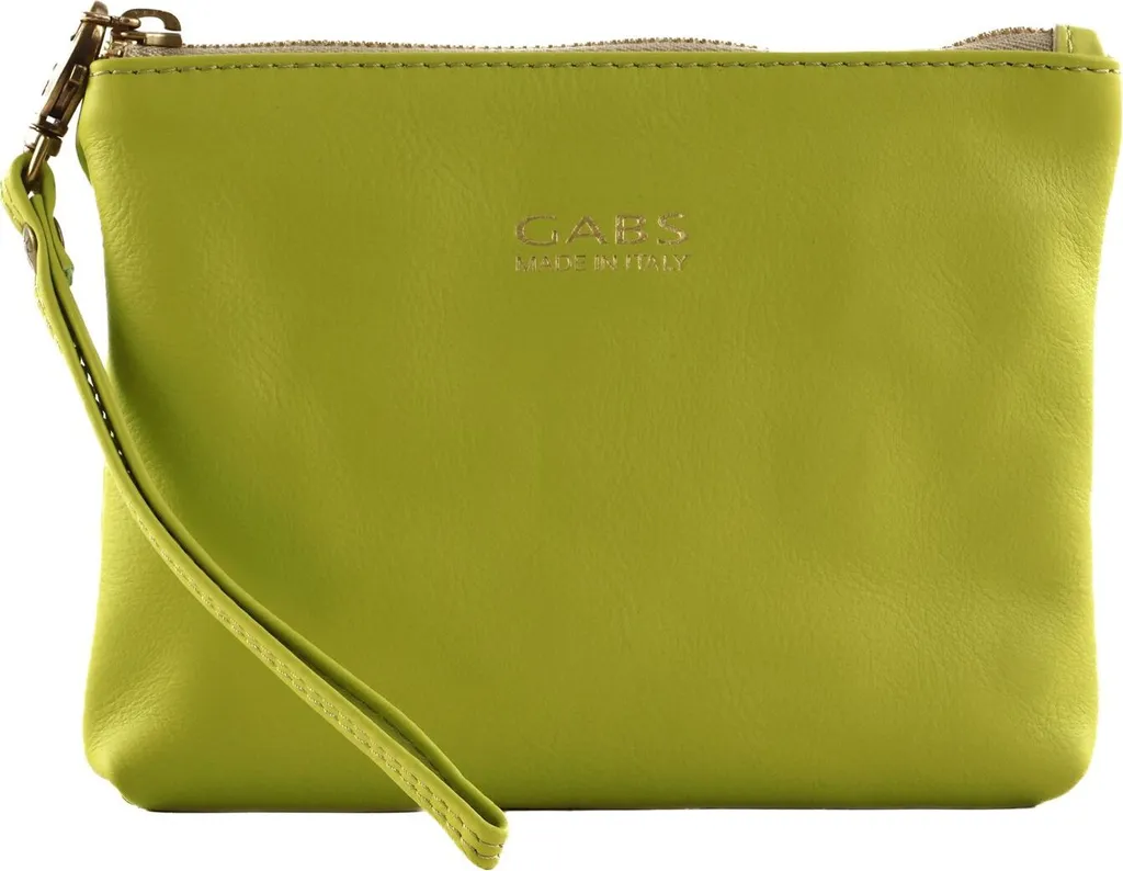 Pochette sac à poignet Amina Gabs coloris vert lime pour vos soirées chic