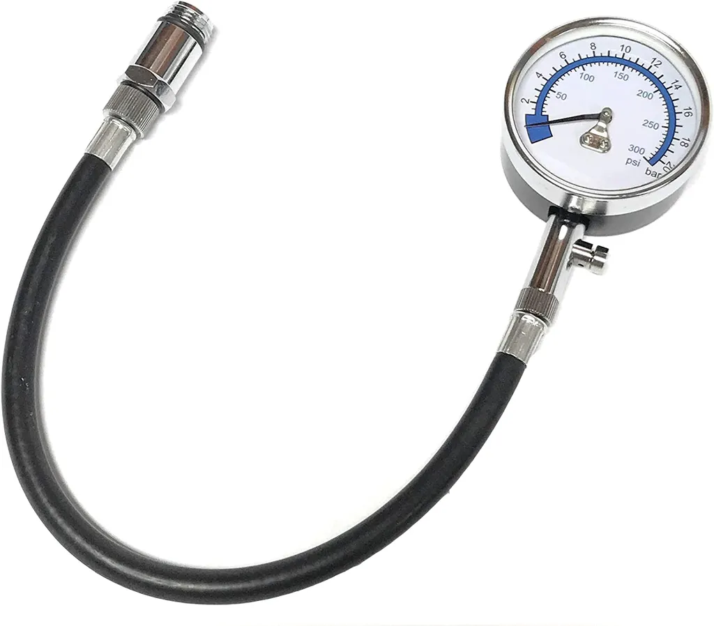 Testeur de compression Pürfer 0-20 bar pour moteur essence - Kit 9 pièces