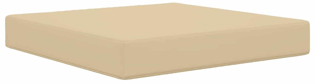 vidaXL Sofakissen für draußen Beige 60 x 60 x 8 cm Polyester