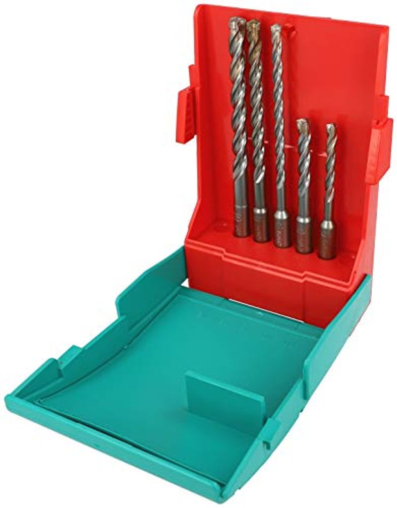 Heller Tools TriJet 27465 4 Carbide metal Hammer drill bit set 5-piece Total length 60 mm SDS-Plus 1 Set