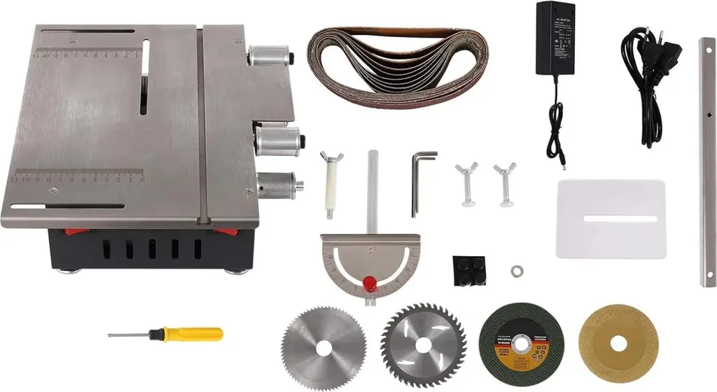 Combiné scie et ponceuse 2 en 1 multi-accessoires avec 7 vitesses pro - 5