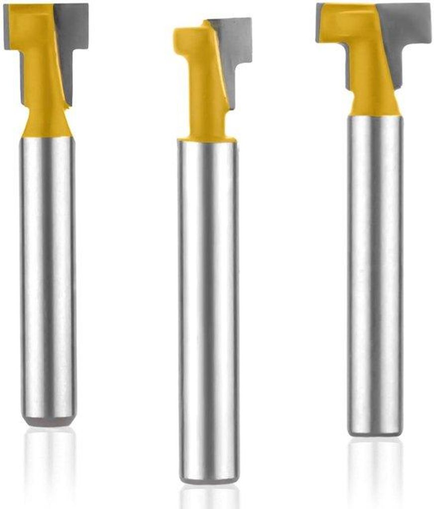 Holzbearbeitungssatz 3-teilig 1/4" Welle