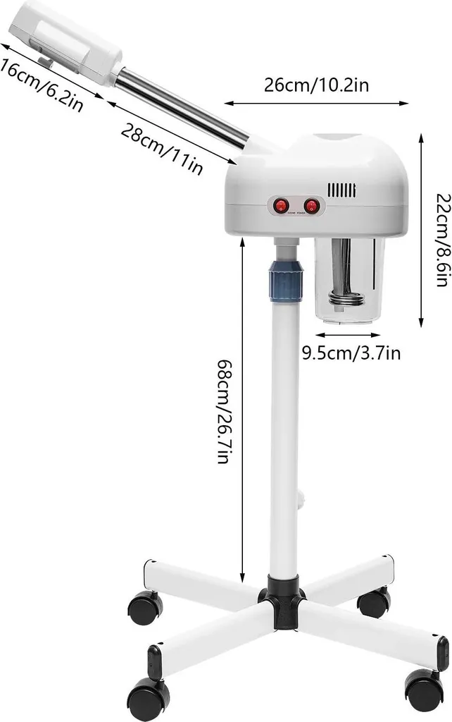 Appareil vapeur visage ozone - Équipement professionnel spa et bien-être