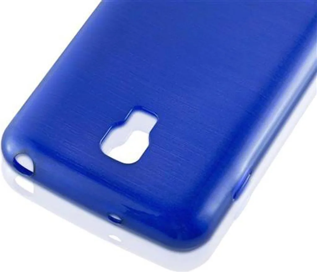 Custodia LG L7 II Dual SIM Cadorabo - Cover Silicone TPU Blu Protettiva