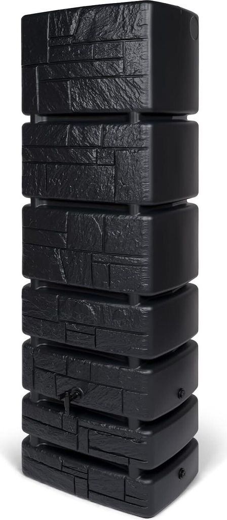 Wassertonne Tower Stone mit Wasserhahn und Füllautomat in Produktbild 
