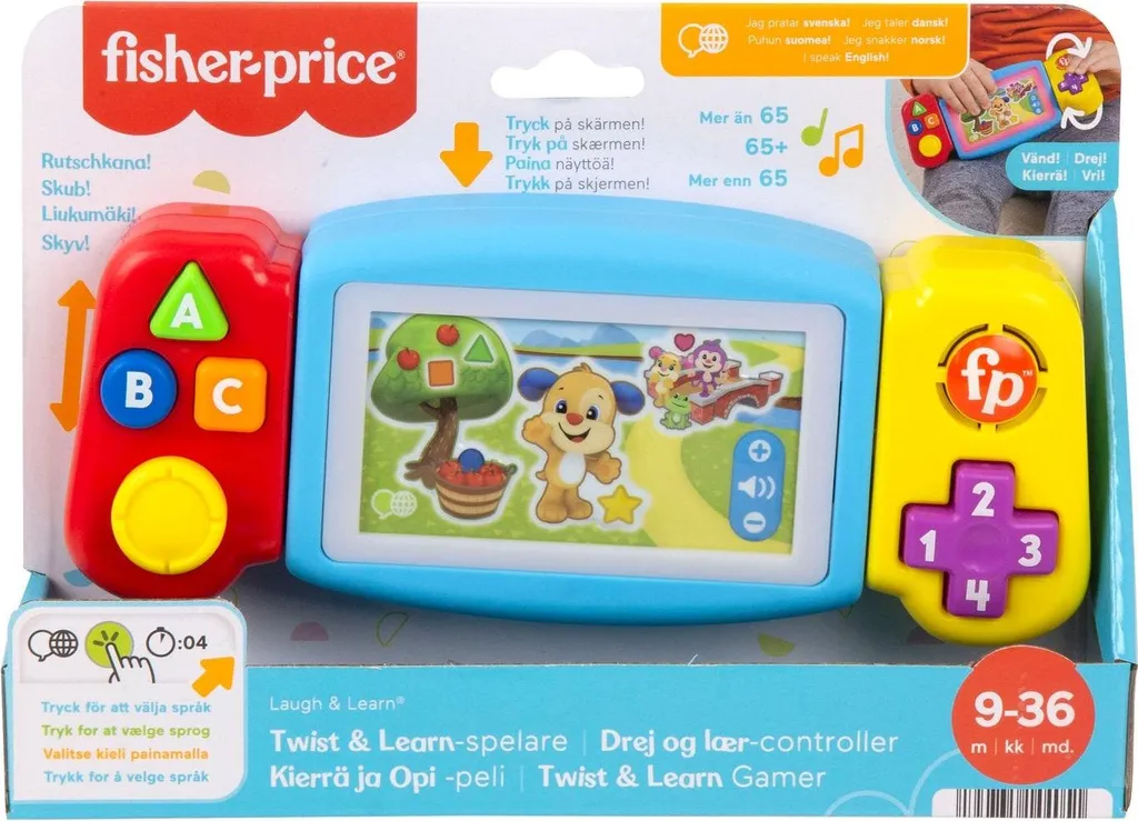 Jouet d'Éveil Twist & Learn Fisher-Price : Cube d'Activités Bébé sensoriel