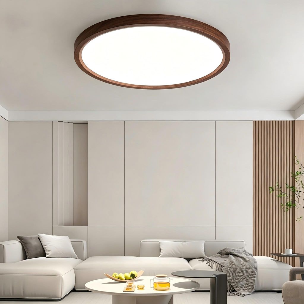 JDONG LED Deckenleuchte Flach Rund Ø50CM Deckenlampe Rund Produktbild 