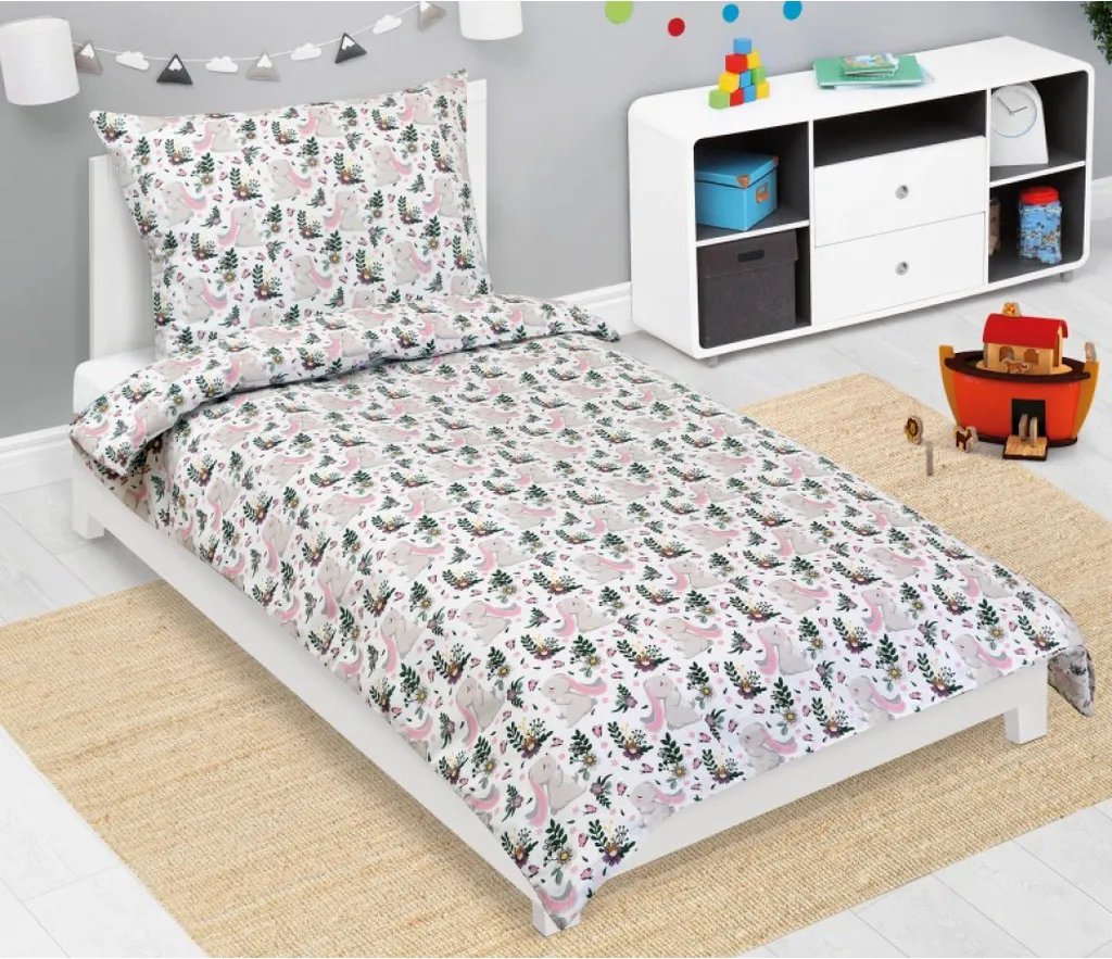 Sommeil paisible : Parure de lit junior en coton hypoallergénique 140x200